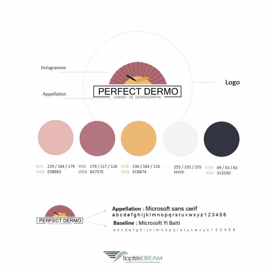 Charte graphique perfect dermo2021