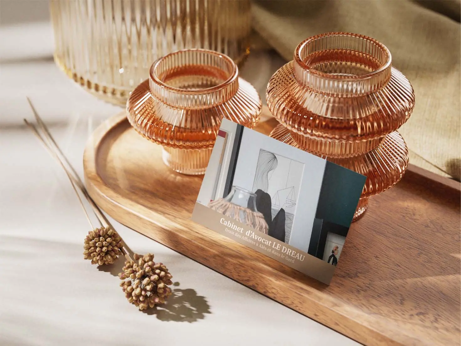 Carte visite Cabinet LEDREAU x Loup Blanc Alès