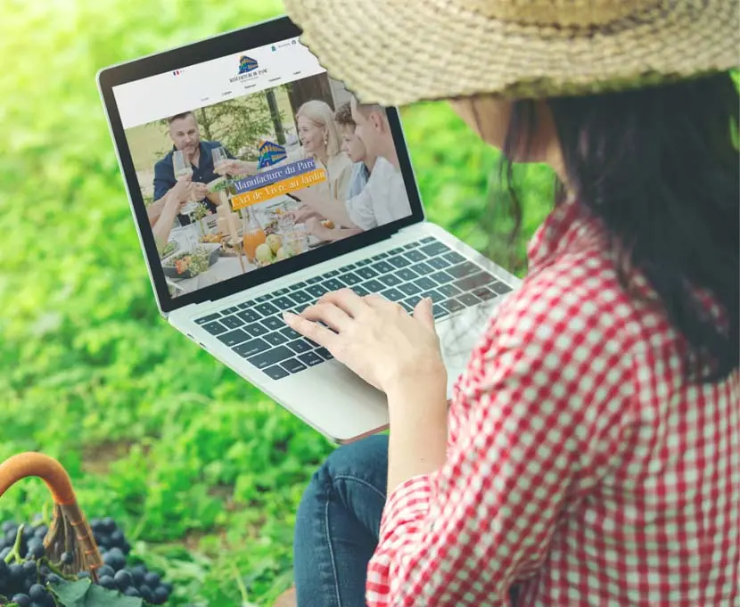 Site internet Manufacture du parc prévisualisation