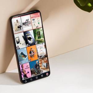 Apercu du feed du compte instagram de l'Agence Loup Blanc Alès