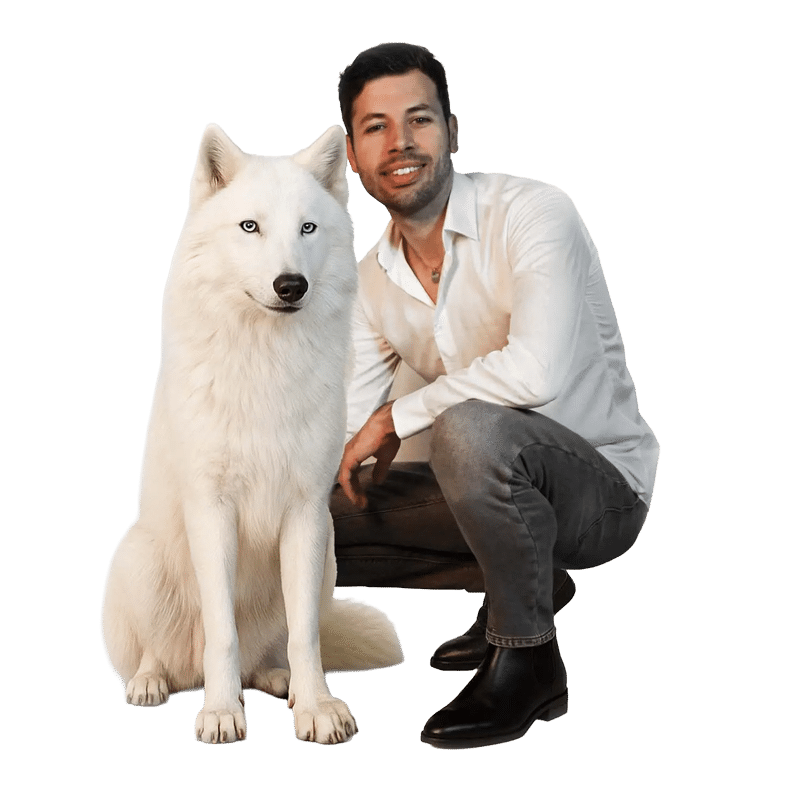 Baptiste DUPUY-DEGABRIEL et son Loup Blanc png