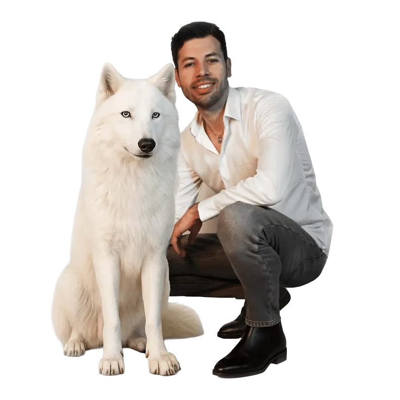 Baptiste DUPUY-DEGABRIEL directeur de l'agence marketing à Alès Loup Blanc