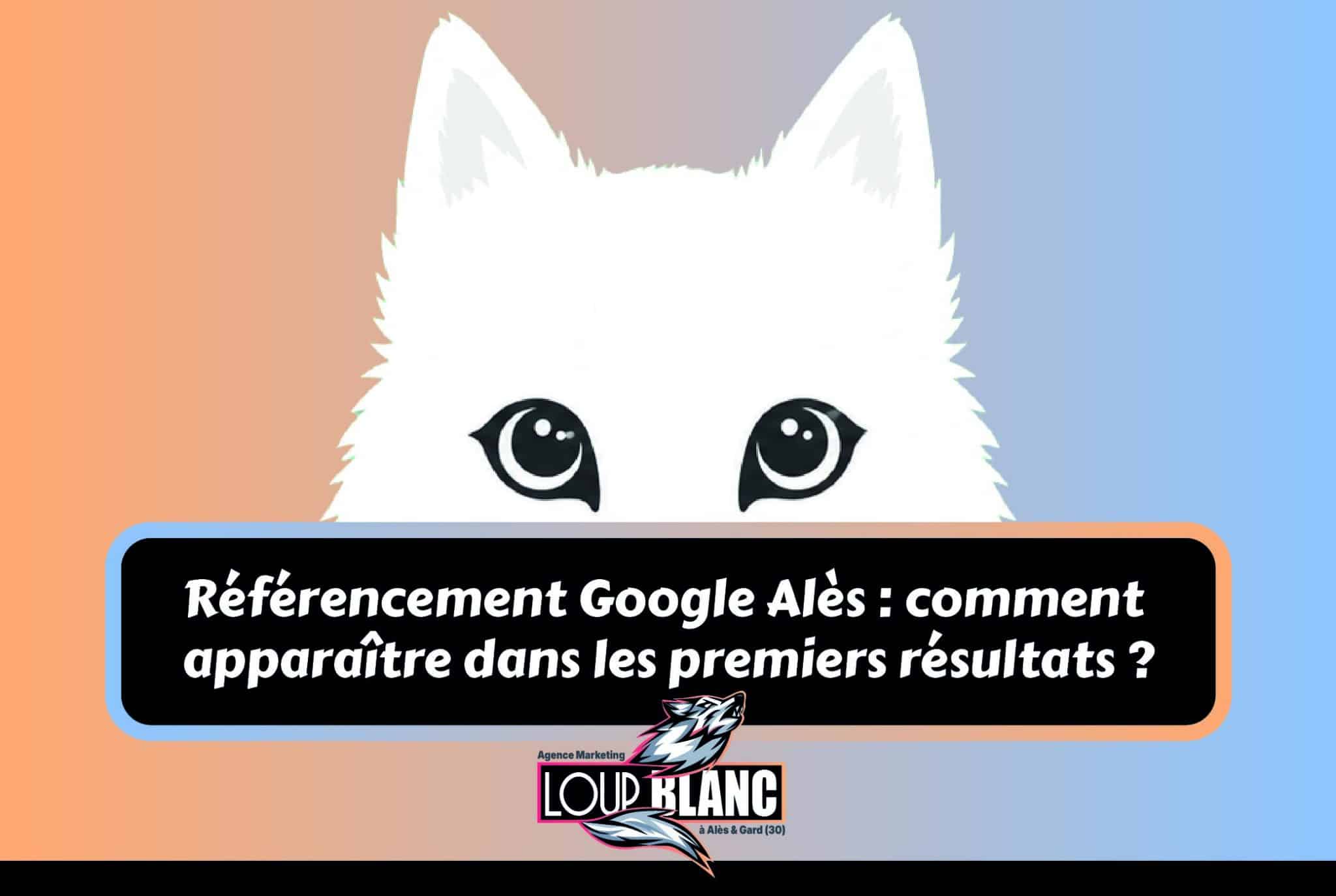 Agence Loup Blanc - Article référencement google alès pour PME